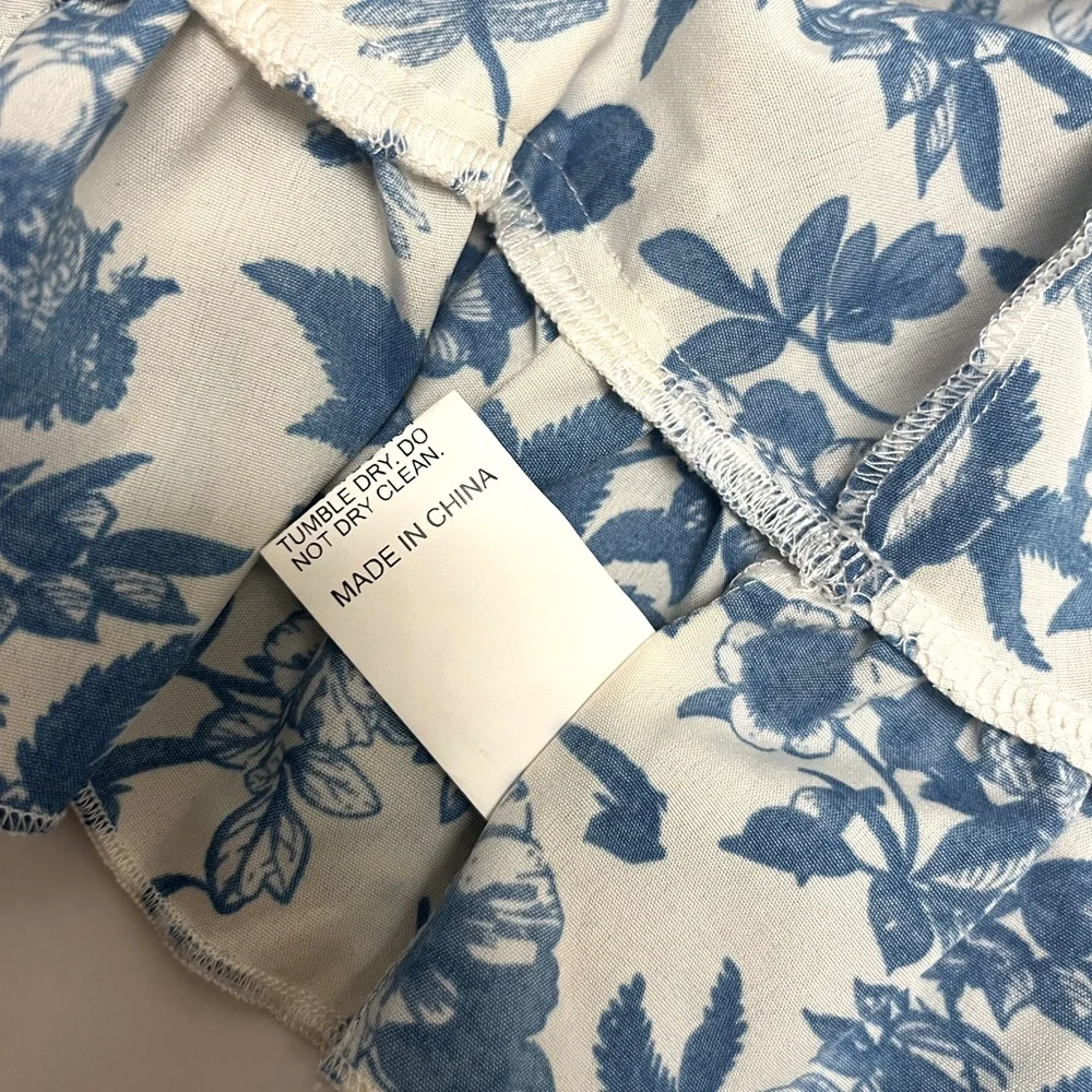 ❤️ FREE with any purchase 🙏🏽 Shein 💙🩵 Ruffle Hem Skirt Floral Pattern - Picture 13 of 15